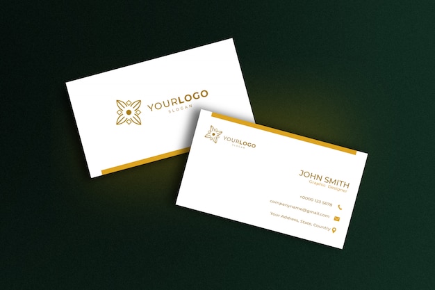 Business card mockup