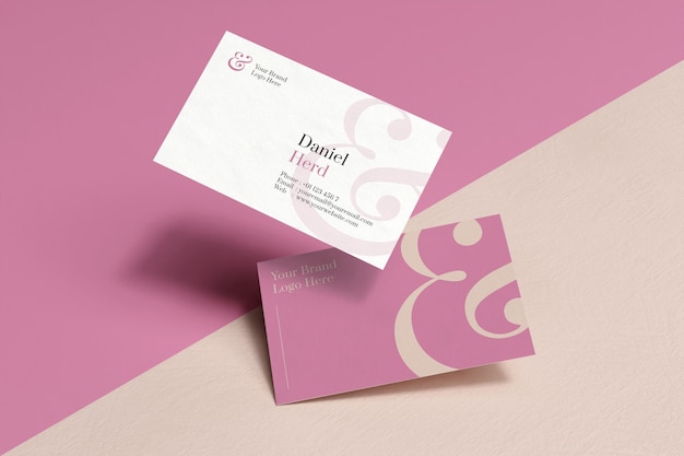 Business card mockup