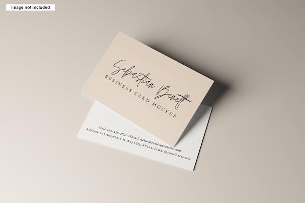 business card mockup