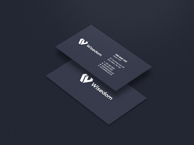 Business card mockup