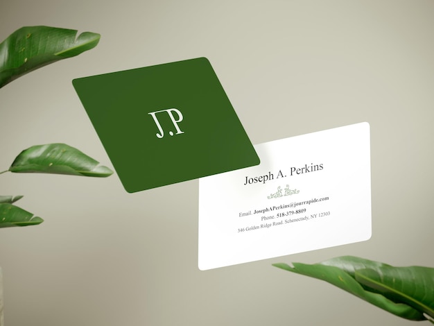 Business card mockup