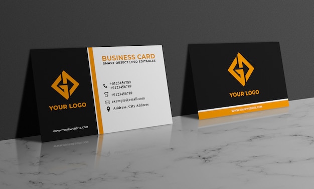 Business card mockup