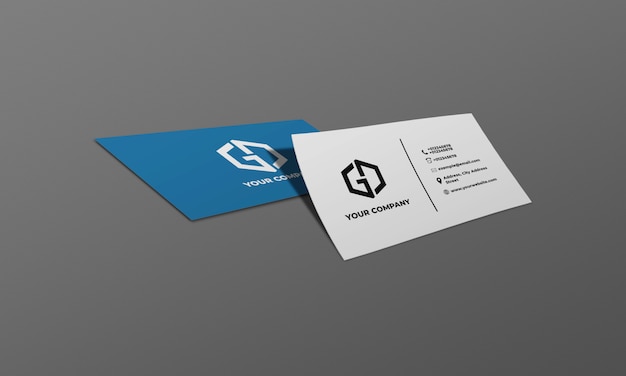 Business card mockup