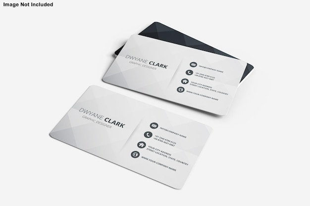 business card mockup