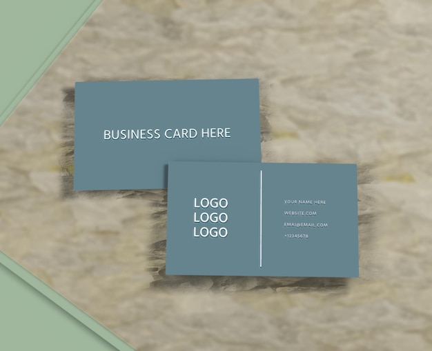 Business card mockup