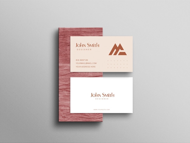 Business card mockup