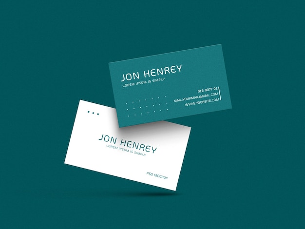 Business card mockup