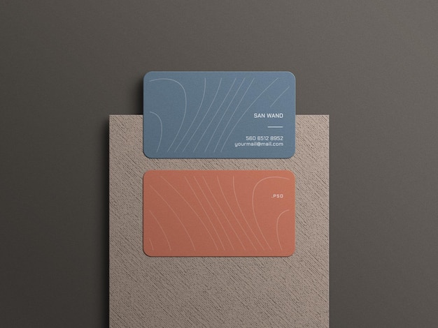 Business card mockup