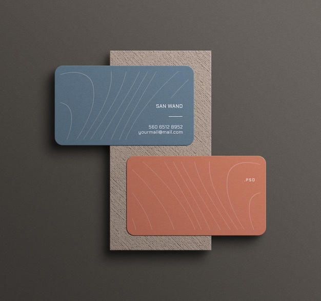 Business card mockup