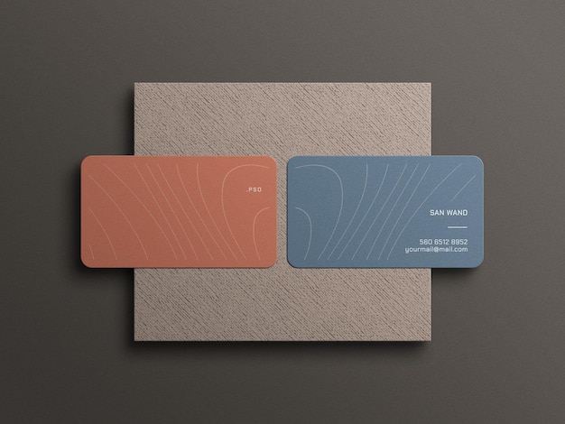 Business card mockup