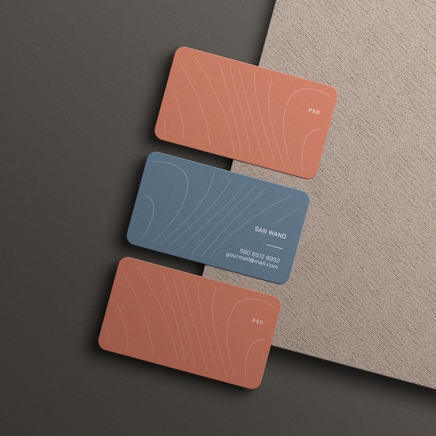 Business card mockup