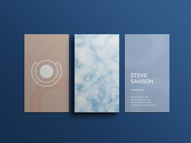 Business card mockup