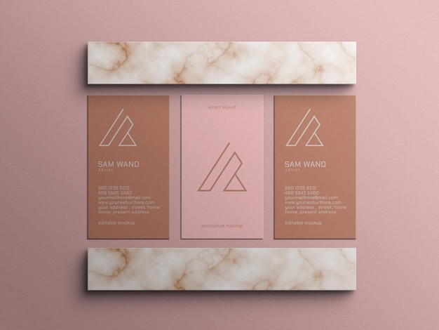 Business card mockup