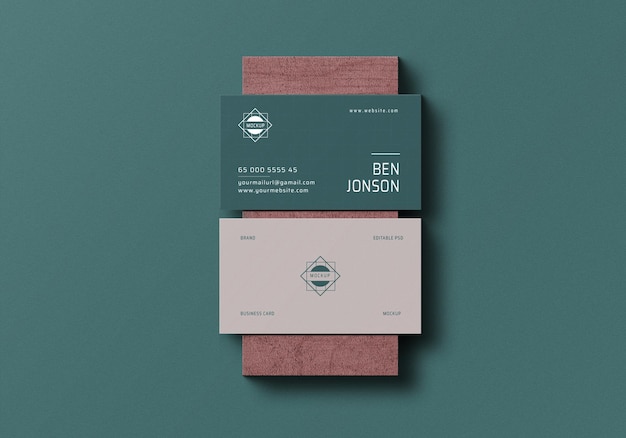 Business card mockup