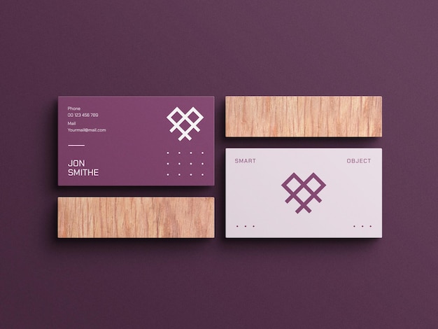 Business card mockup