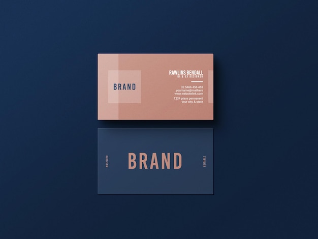 Business card mockup