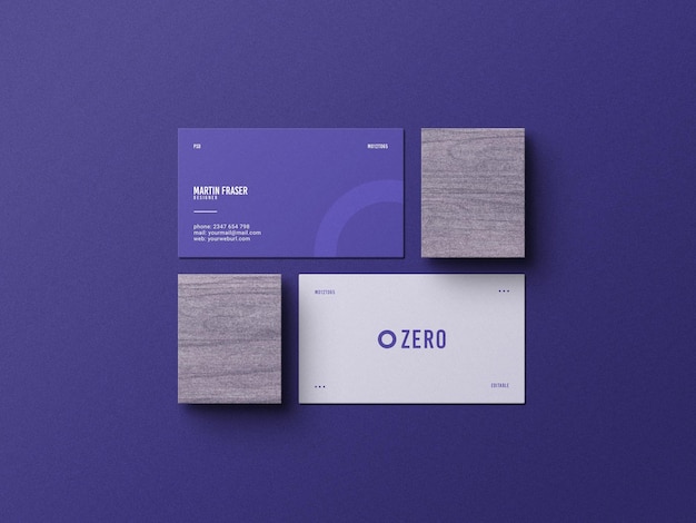 Business card mockup