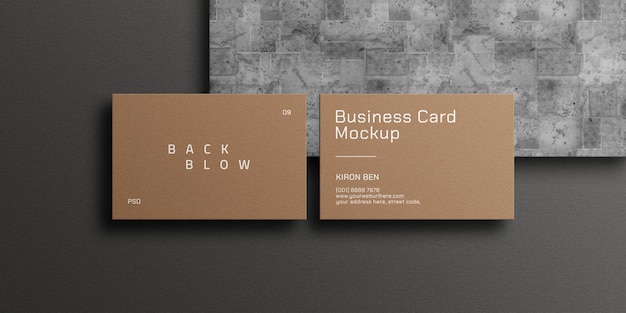 Business card mockup