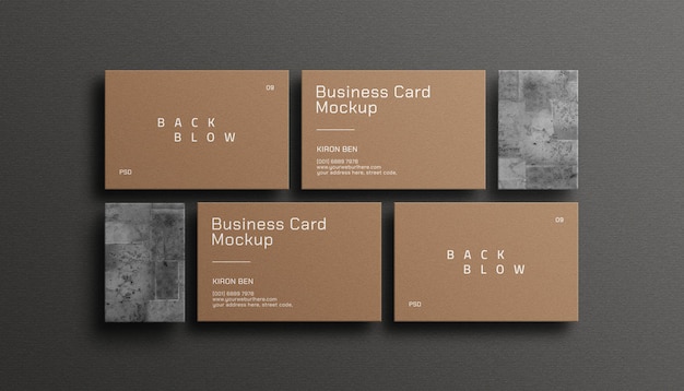 Business card mockup