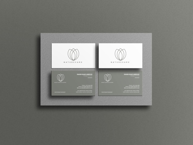 Business card mockup