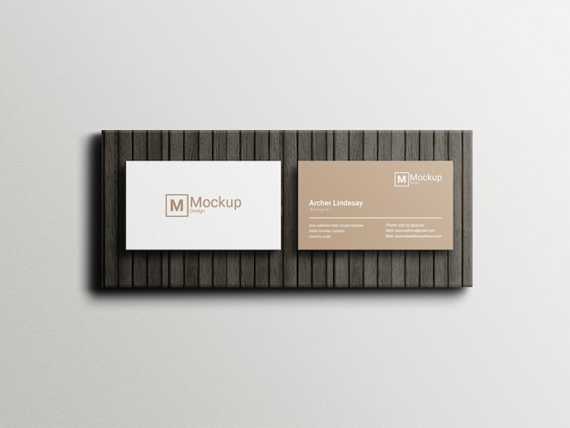 Business card mockup