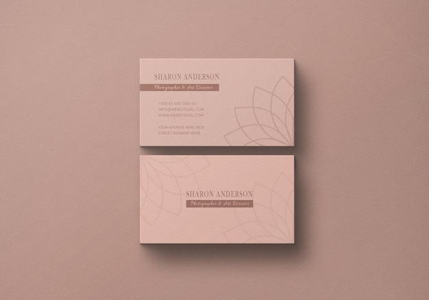 Business card mockup