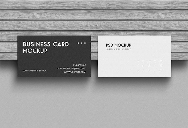 Business card mockup