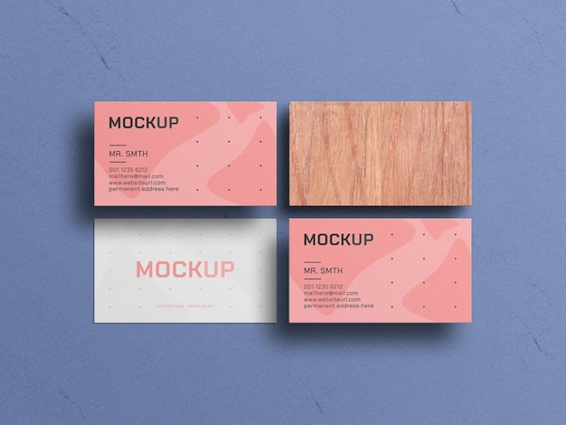 Business card mockup