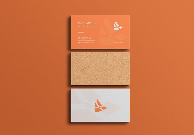 Business card mockup