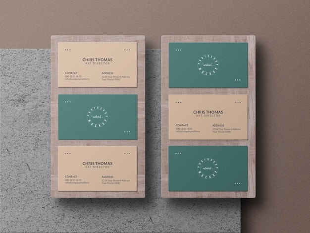 Business card mockup