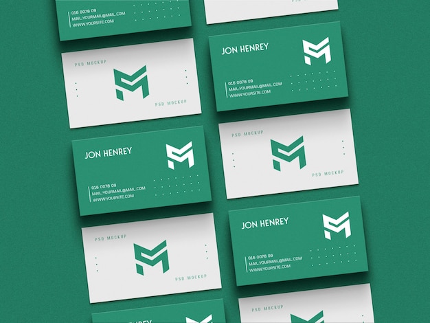 Business card mockup