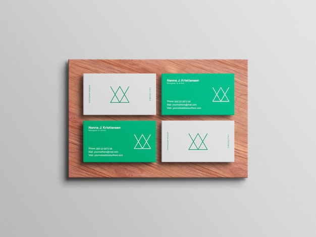 Business card mockup