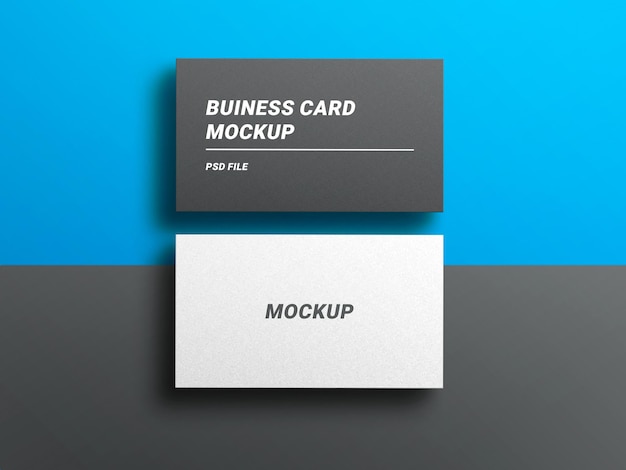 Business card mockup