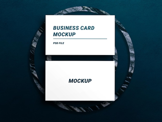 Business card mockup