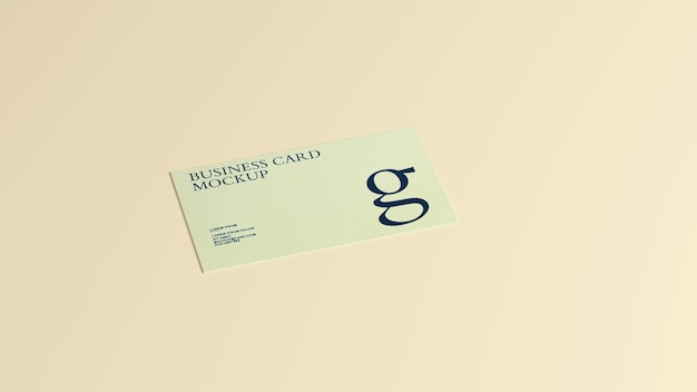 business card mockup