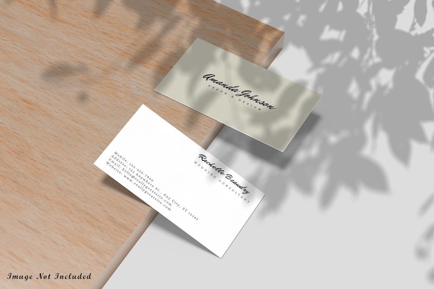 Business card mockup