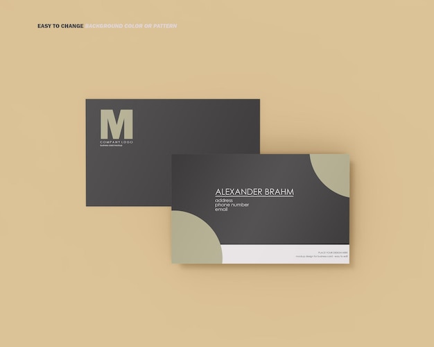 BUSINESS CARD MOCKUP