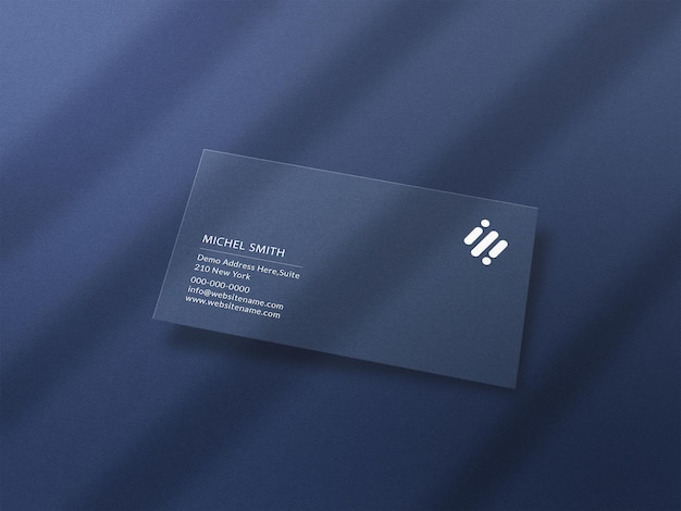 Business card mockup