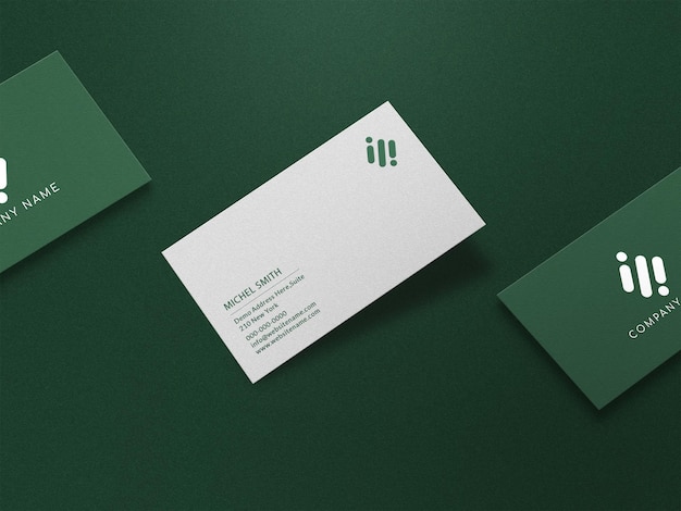 Business card mockup