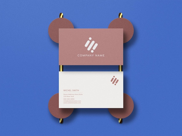 Business card mockup