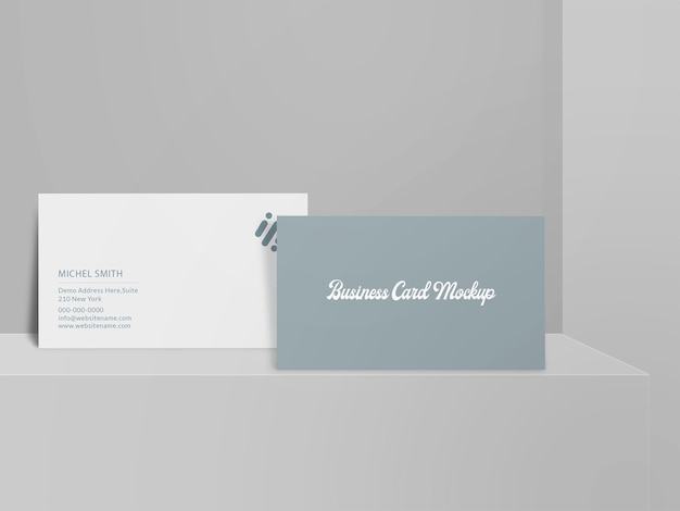 Business card mockup