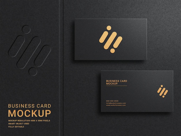 Business card mockup