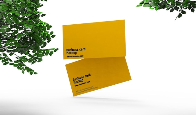 Business card mockup