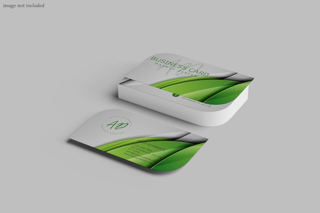 PSD business card mockup