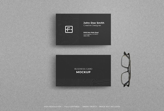 Business card mockup