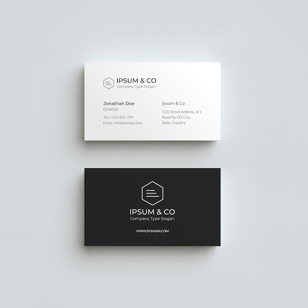 Business card mockups