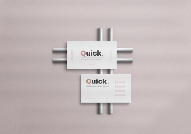 Business card psd mockup design