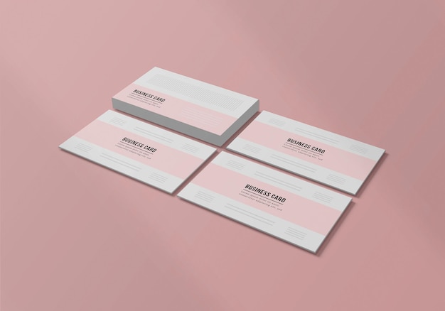 Business card psd mockup design