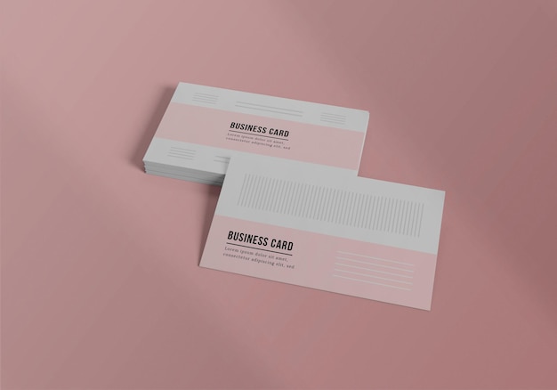 Business card psd mockup design