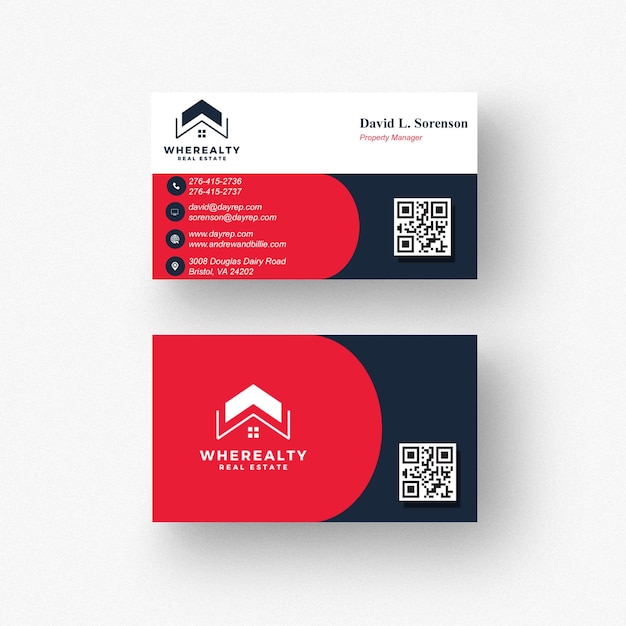 PSD business card template